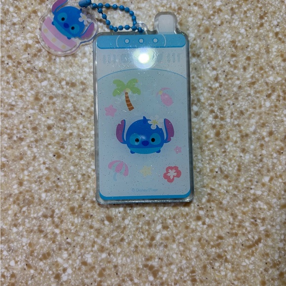 Blue Disney Lilo & Stitch Photo Frame Phone Keychain for Bags and Purses - Picture 3 of 3
